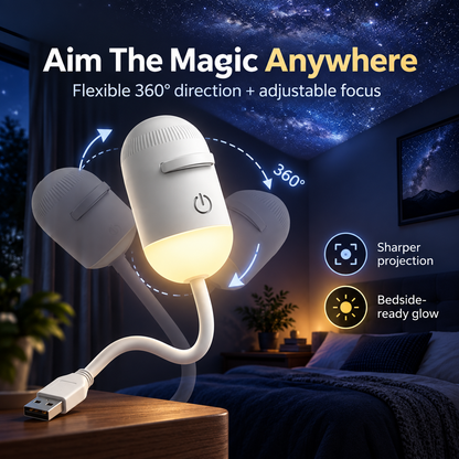 Galaxy Projector Night Light - Lumieralos