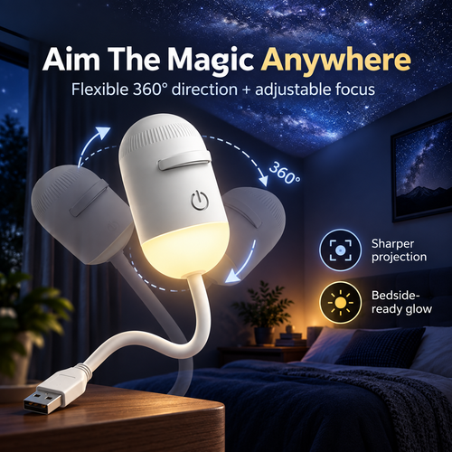 Galaxy Projector Night Light - Lumieralos