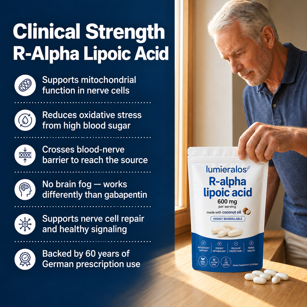 Lumieralos | R-Alpha Lipoic Acid