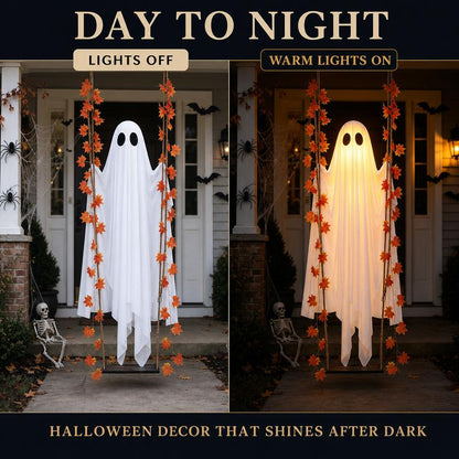 Spooky Swinging Ghost Decoration